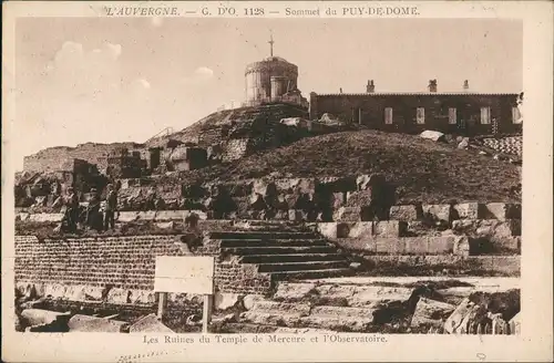Verrières (Puy-de-Dôme) L' AUVERGNE Sommet du PUY-DE-DOME 1920