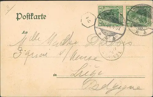 Ansichtskarte Villingen-Villingen-Schwenningen Partie am Waldhotel Hotel 1904