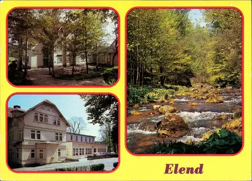 Elend (Harz) Wintersportplatz FDGB-Erholungsheim Fritz Heckert und Donbass 1985