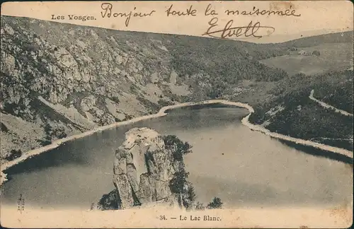 Plaine Plaine (Vogesen) Le Lac Blanc - See Öes Voges Frankreich 1900