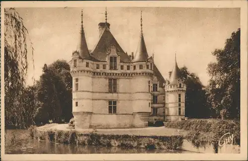 CPA Azay-le-Rideau Schloss Castle Le Chateau 1952/1930