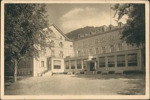 Ansichtskarte Heidelberg Partie am Viktoria Hotel 1932