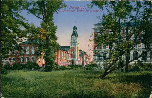 Darmstadt Großherzogliche Technische Hochschule Schule Schulgebäude 1921