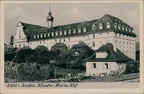 Ansichtskarte Bühl (Baden) Kloster Maria Hilf 1932