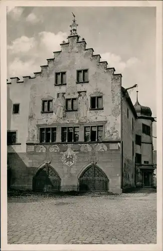 Villingen-Villingen-Schwenningen Rathaus Gebäude Echtfoto-AK 1930