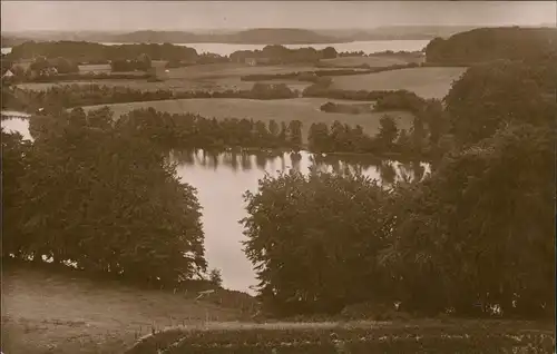 Bruhnskopppel Landschaft mit Seen, Wiesen und Wäldern Holst. Schweiz 1910
