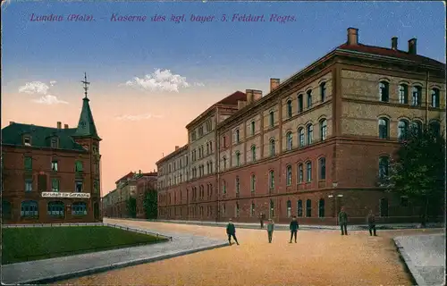 Landau in der Pfalz Kaserne kgl. bayer. 5. Feldart Wirtschaft Zur Germania 1919