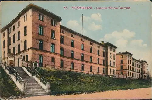 Saarburg (Lothringen) Sarrebourg Straßen  Quartier Général Gérome, Kaserne 1915