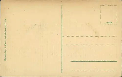 Jungholtz Ober-Elsass Künstlerkarte Wallfahrtsort Tierenbach mit St. Anna 1910