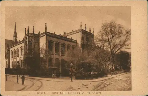 Ansichtskarte Köln Wallraf-Richartz-Museum Strassen Partie 1910