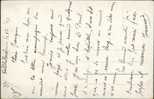 Bingerbrück-Bingen am Rhein Panorama-Ansicht Rhein & Fluss Nahe Mündung 1919