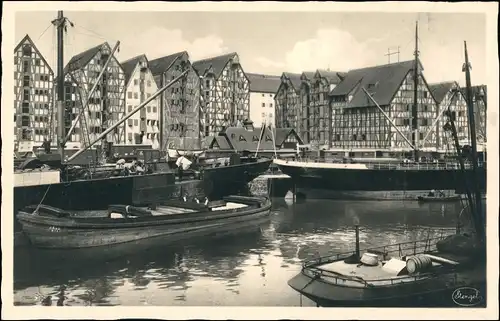 Königsberg (Ostpreußen) Калининград Hafen, Alte Speicher 1932