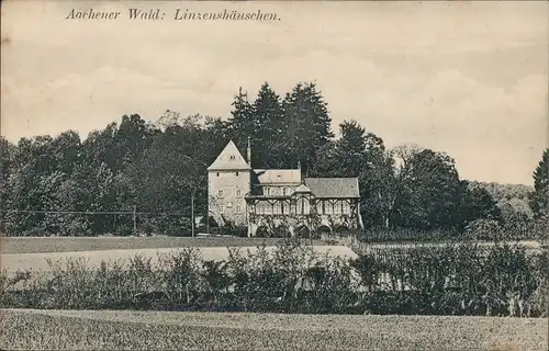 Ansichtskarte Aachen Aaachener Wald Linzenshäuschen 1907