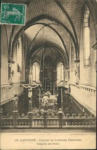 Dauphiné Chapelle des Pères/Couvent de la Grande Chartreuse 1914