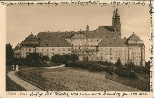 Ansichtskarte Bad Staffelstein Kloster Banz 1926