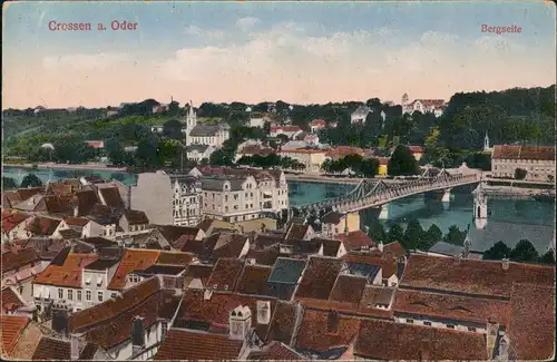 Crossen an der Oder Krosno Odrzańskie Straße, Stadt Bergstelle 1913