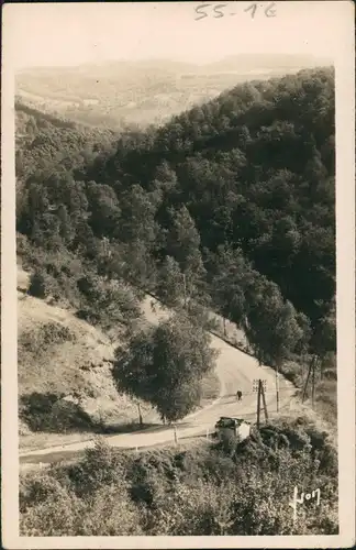 CPA Ligny-en-Barrois Route de Paris Strasbourg 1928