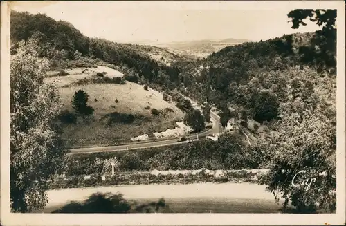 CPA Ligny-en-Barrois Route de Paris Strasbourg Auto 1928