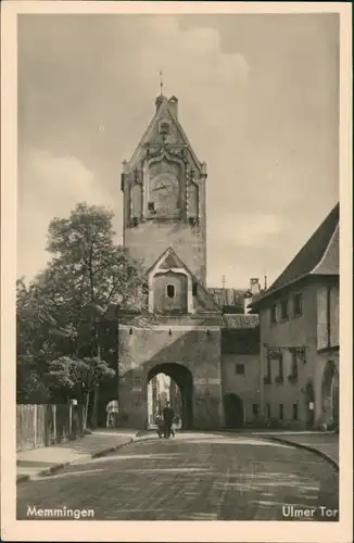 Ansichtskarte Memmingen Straße am Ulmer Tor 1940