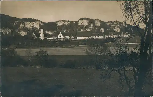 Ansichtskarte Beuron Umlandansicht Partie an der Kunstschule 1930