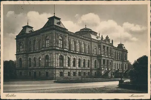 Ansichtskarte Gotha Partie mit Museum 1935
