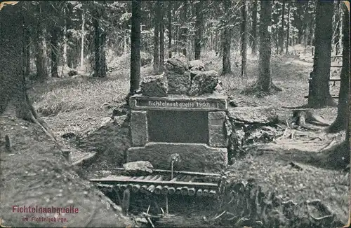 Fichtelgebirge (Allgemein) Fluss Quelle Fichtelnaab-Quelle 1930