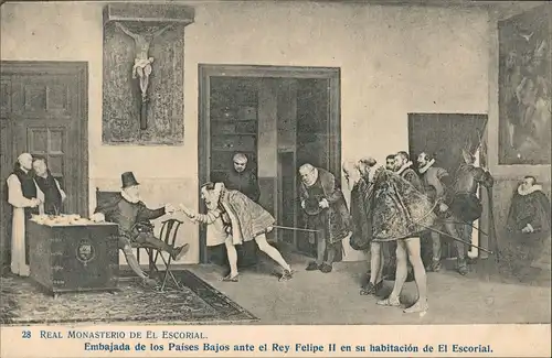 San Lorenzo  El Escorial  MONASTERIO Embajada Países Bajos Rey Felipe II 1905