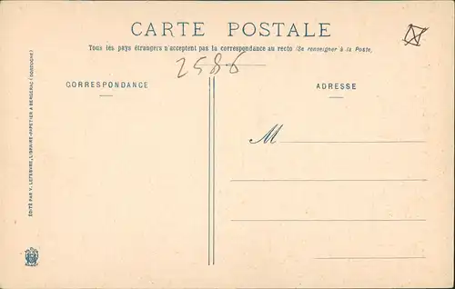 CPA Brantôme L'Abbaye Kloster kirchliche Anstalt 1910