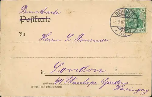 Ansichtskarte Berlin Hochbahn Bahnhof Haltestelle Potsdamerstraße 1902