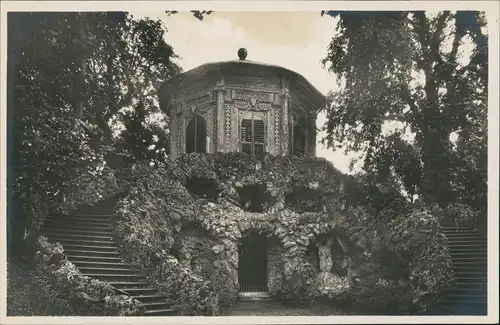 Ansichtskarte Veitshöchheim Hofgarten Schneckenhaus Schnecken-Haus 1925