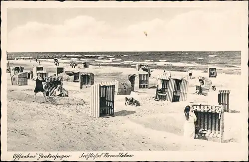 Postcard Henkenhagen Ustronie Morskie Strandkörbe 1936