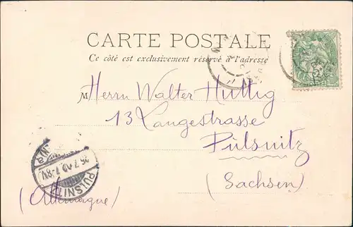 CPA Grenoble Graswalde Place Grenette, Geschäfte - Kutschen 1902