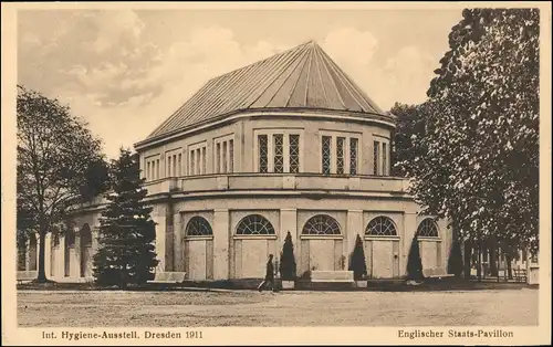 Dresden Internationale Hygiene-Ausstellung Englischer Staatspavillon 1911