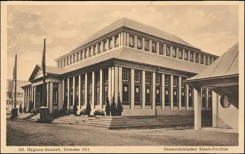 Dresden Internationale Hygiene-Ausstellung Österreich Pavillon 1911