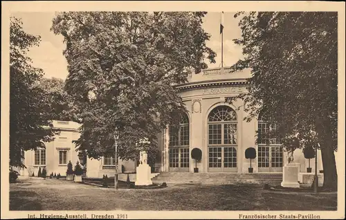 Dresden Internationale Hygiene-Ausstellung Französicher Pavillon 1911