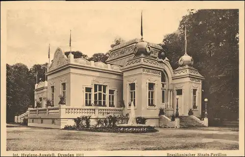Dresden Internationale Hygiene-Ausstellung Brasiliansicher Pavillon 1911