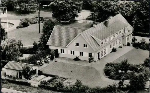 Ansichtskarte Cloppenburg Luftbild Schwedenheim 1965