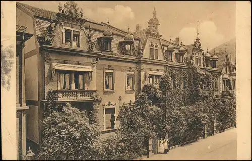 Ansichtskarte Heidelberg Klinik von Prof. Schmidt, Bunsenstr. 12 - 14 1913