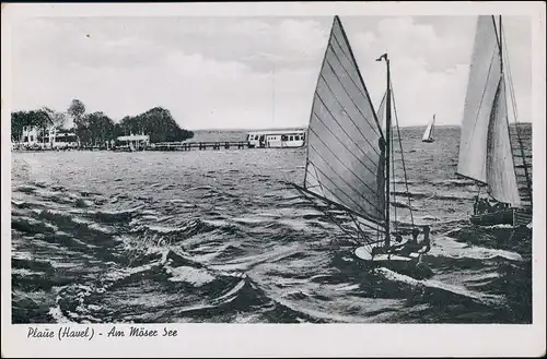 Plaue (Havel)-Brandenburg an der Havel Am Möser See - Anleger 1940
