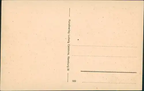 Ansichtskarte Ohlsdorf-Hamburg Kapelle - Baumblüte 1925