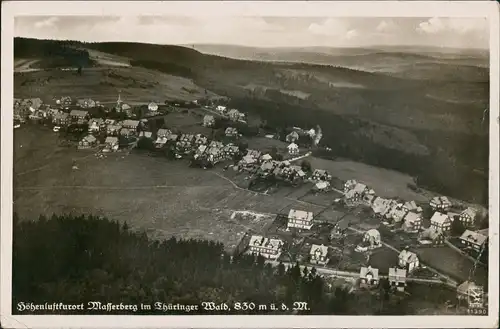 Ansichtskarte Masserberg Luftbild aus 250 m Höhe 1938
