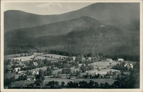 Postcard Steinseiffen-Giersdorf Ściegny Podgórzyn Stadtblick 1936