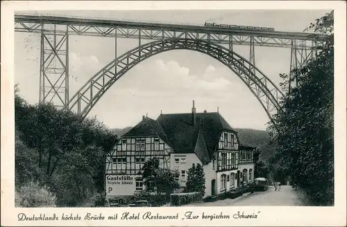 Ansichtskarte Remscheid Hotel Zur Bergischen Schweiz 1959