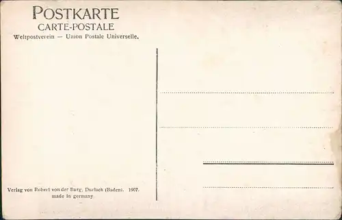 Ansichtskarte Schwabing-München Erlöserkirche - innen 1907