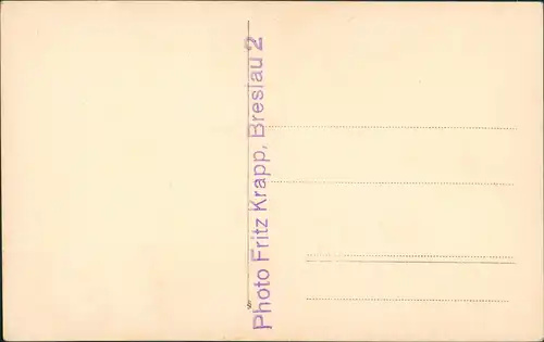 Postcard Breslau Wrocław Gärtnerei Florist Gesteck 1929