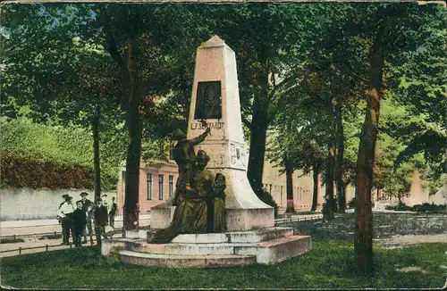 Ansichtskarte Krefeld Crefeld Seyffardtdenkmal - Kinder - Straße 1918