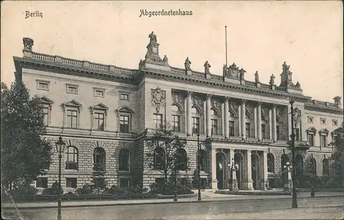 Ansichtskarte Berlin Abgeordnetenhaus 1911