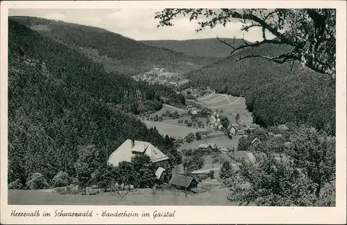 Ansichtskarte Bad Herrenalb Wanderheim im Gaistal 1940