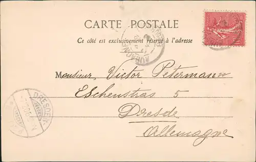 CPA La Ciotat La Ciotat - Dampfer 1906
