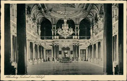 Ansichtskarte Altenburg Schloß - Festsaal 1932